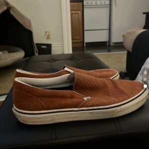 Brown Slip in Vans Size 10
